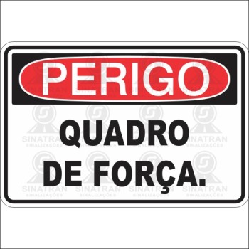   Quadro de força 